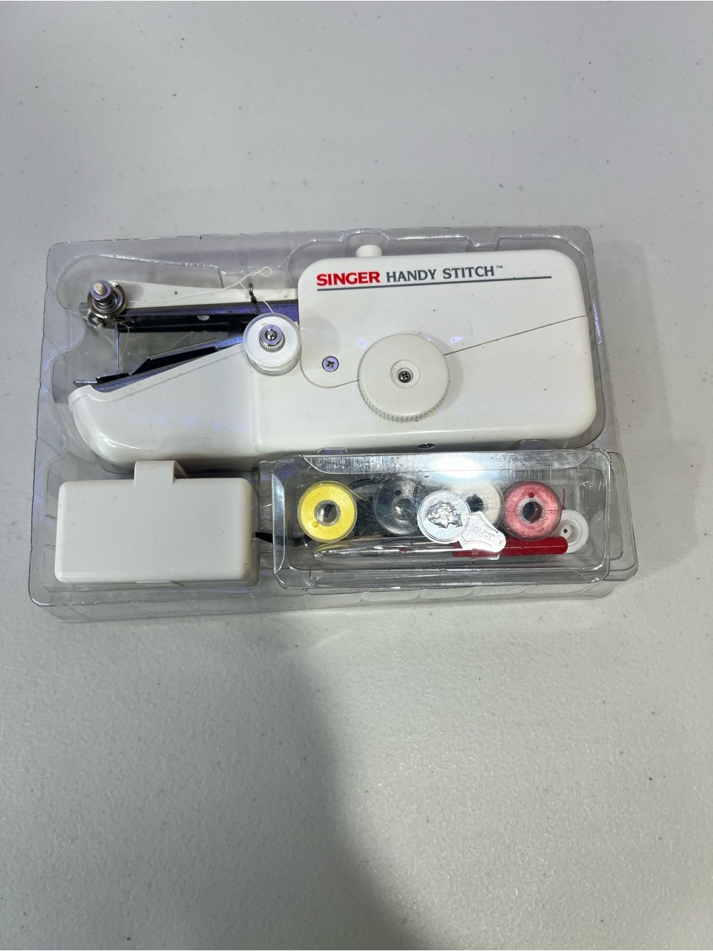 Singer Handy Stitch Portable Handheld Sewing Machine - White